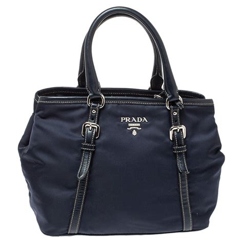 prada navy blue handbag|light blue prada bag.